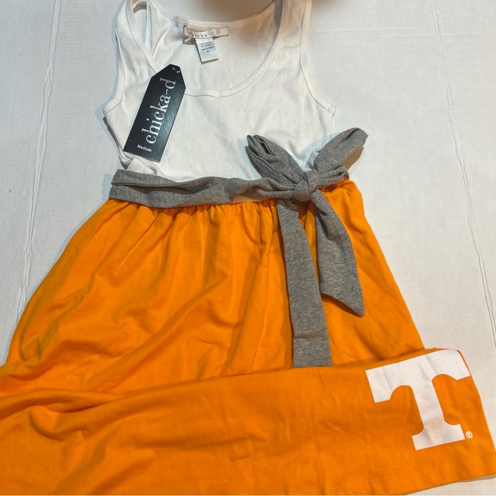 Chicka-d Orange and Gray Kids Casual‎ Dress